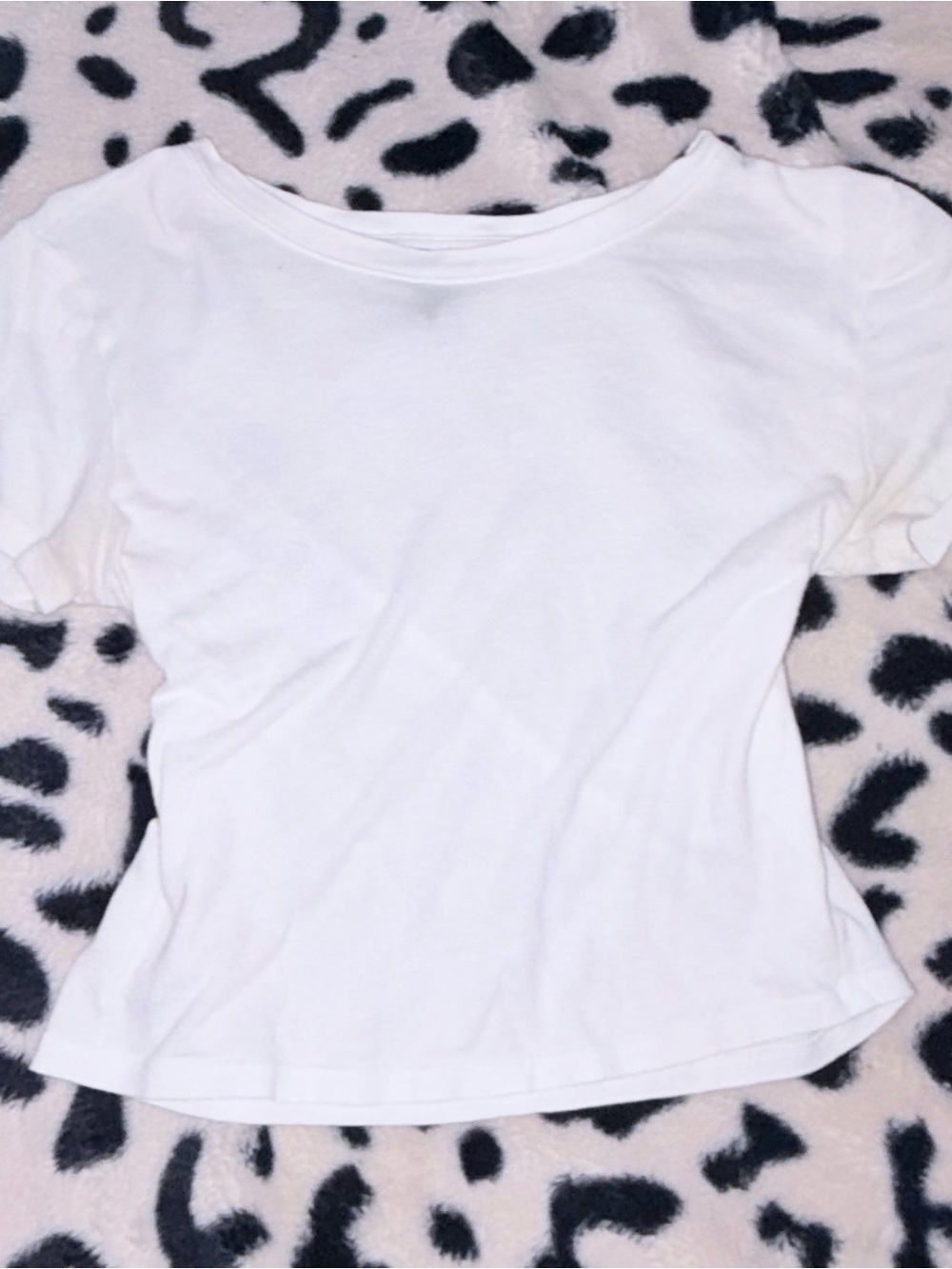 Forever 21 White Crew Neck Tee Short Sleeve Shirt - S
